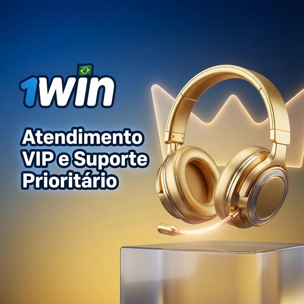 Ilustração de jogador VIP recebendo suporte prioritário com atendente em chat e ícones de atendimento exclusivo