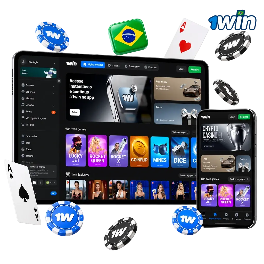 1win Brasil, plataforma para apostas esportivas e cassino online