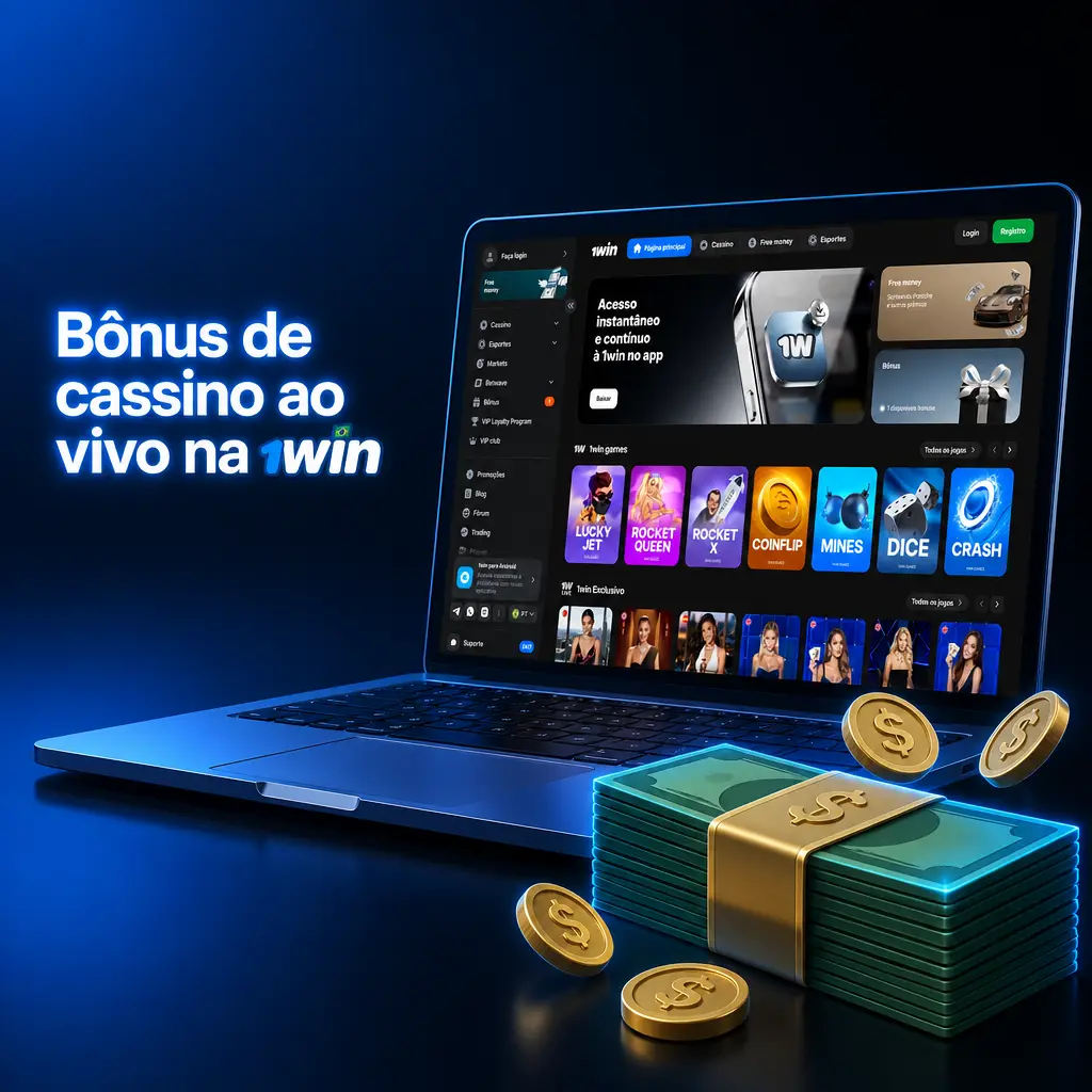 Imagem do bônus de casino ao vivo da 1win