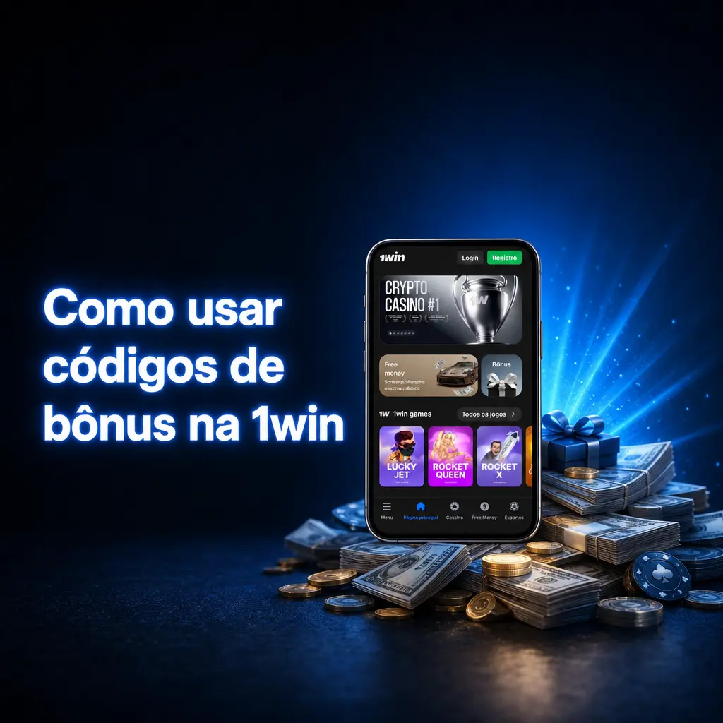 Uso de cupom promocional na 1win