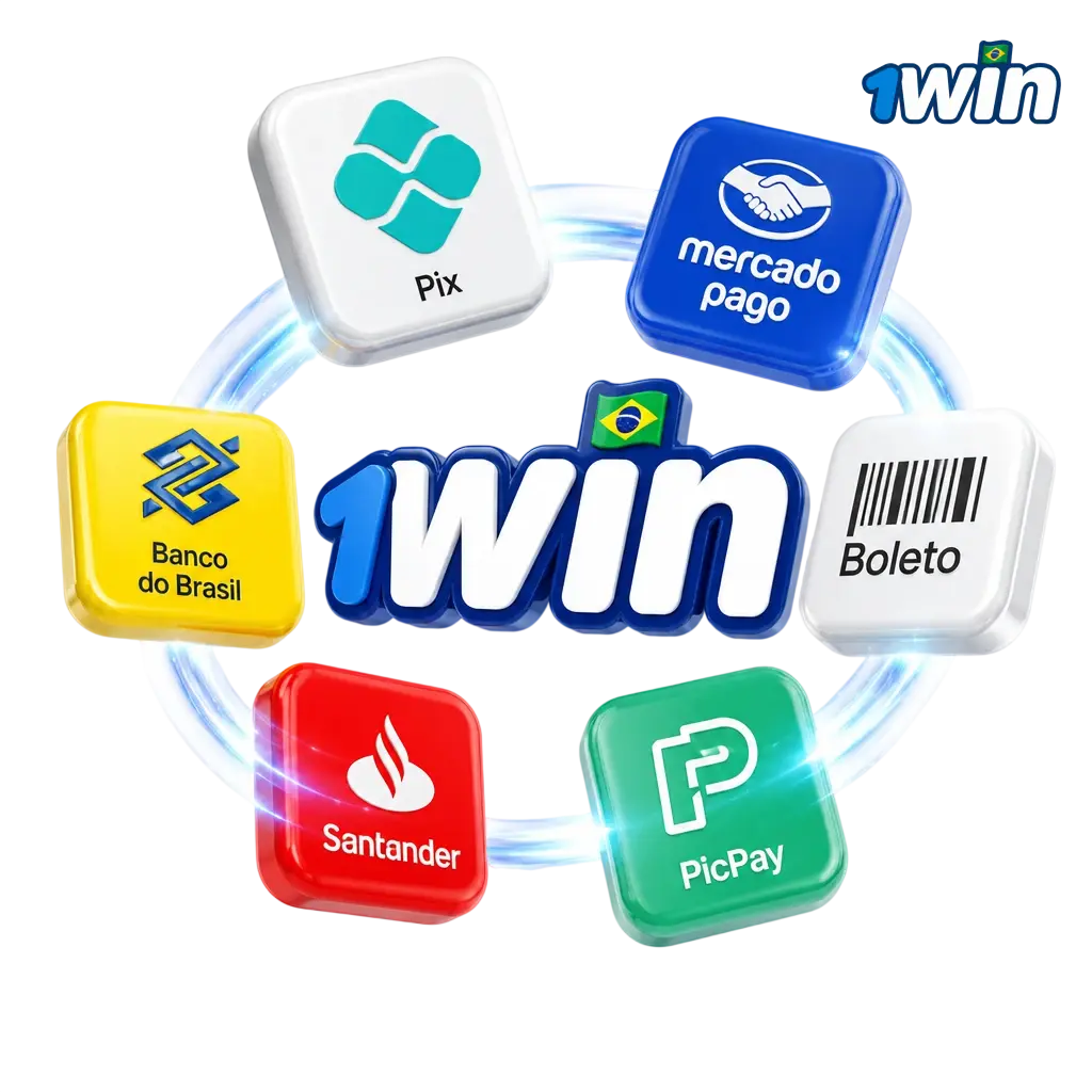 Pagamentos disponíveis na 1win Brasil