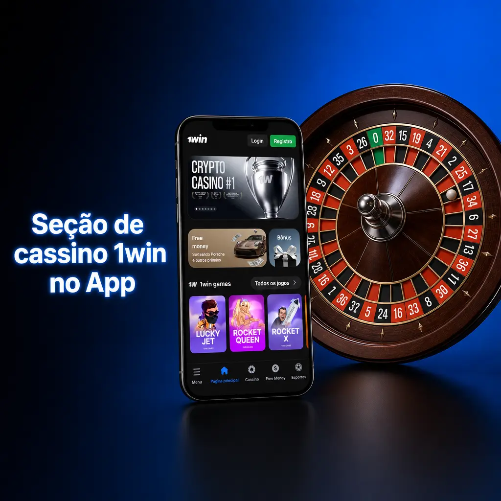 Seção de cassino 1win no App